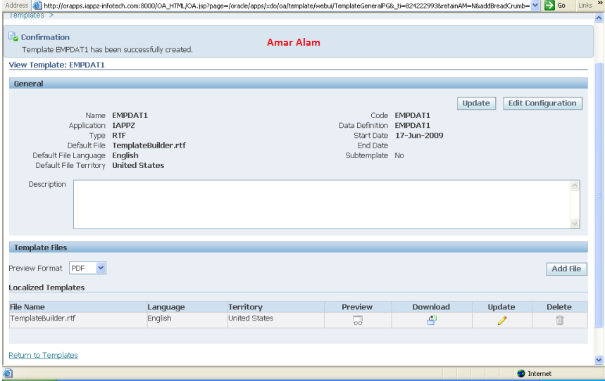 data template in xml publisher Amar Alam Oracle Apps Technical World