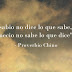 EL SABIO Y EL NECIO