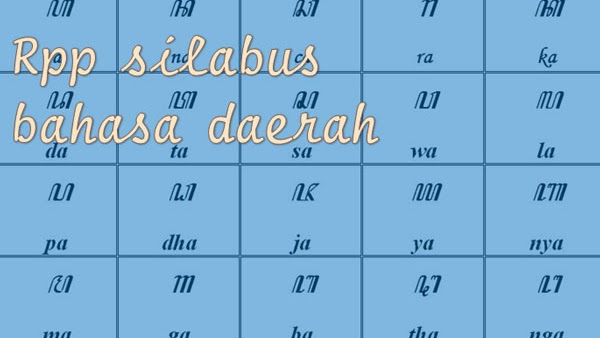 Rpp Silabus Bahasa Daerah Sma Ma Smk Kelas X Xi Xii Kurikulum 2013