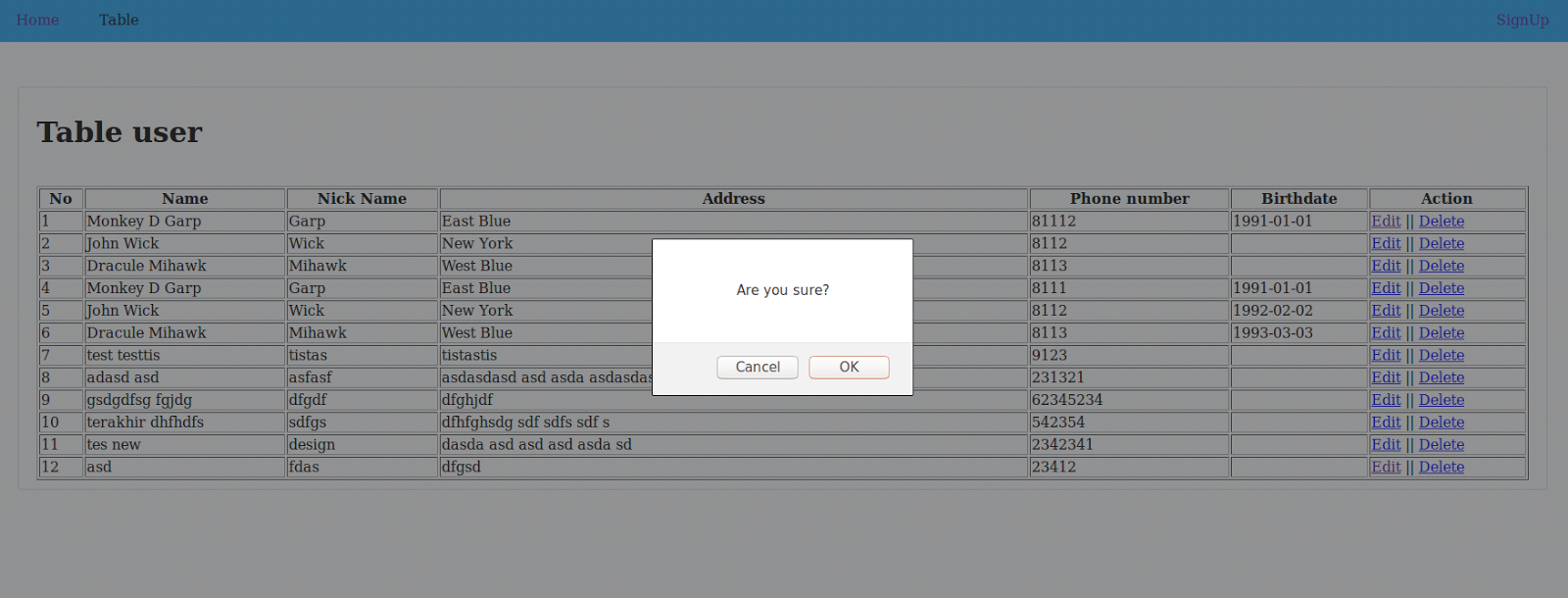 Tutorial programming Rails CRUD (Delete) database