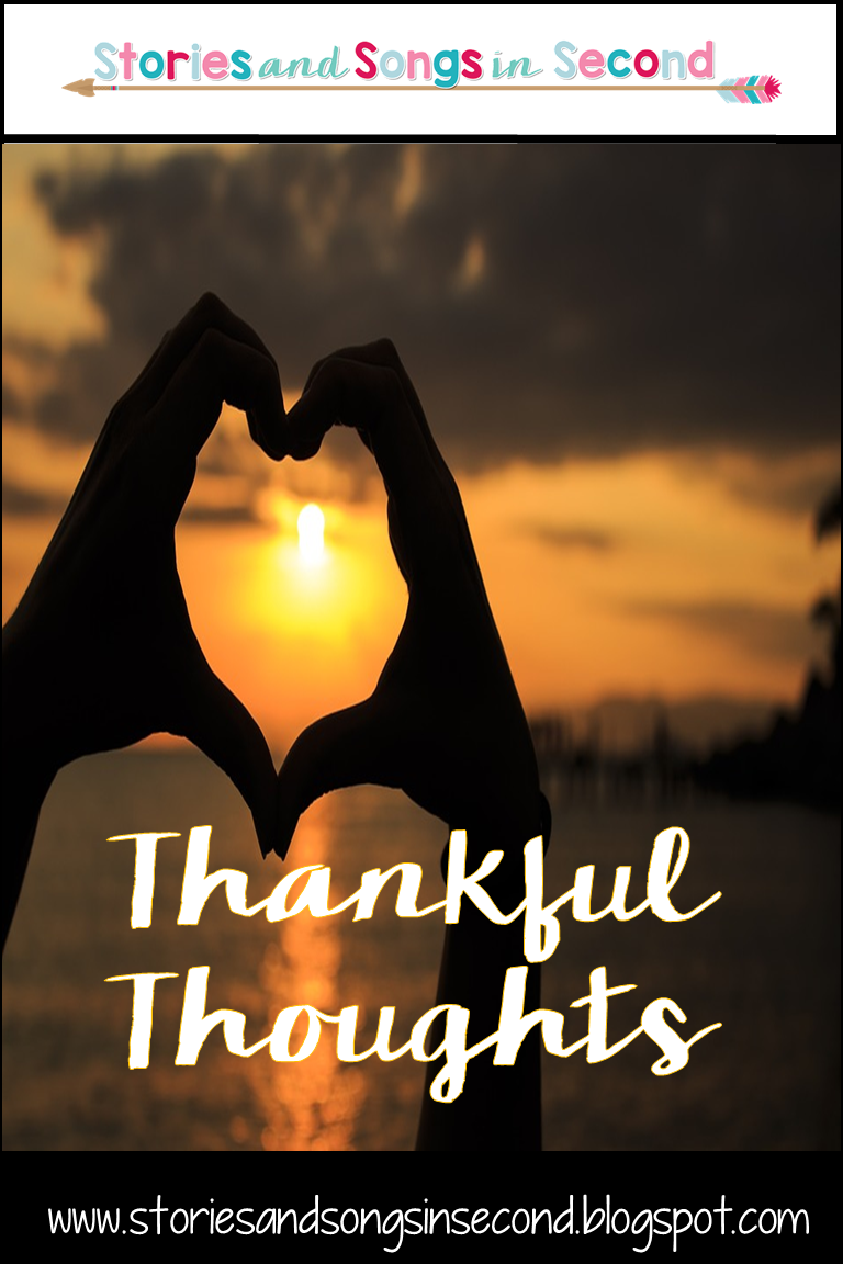 Gobbling and Grateful--Thankful Thoughts | Stories and Songs in Second