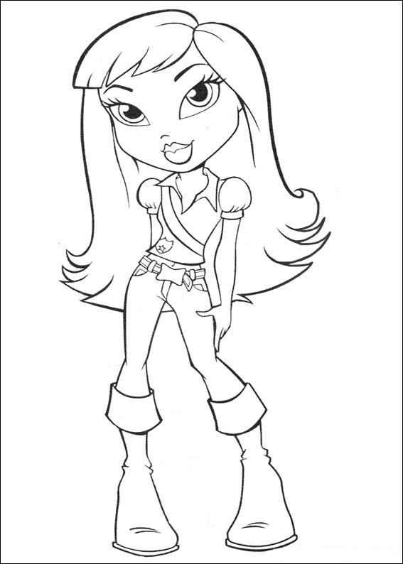 Bratz Coloring Pages Free Printable Coloring Pages
