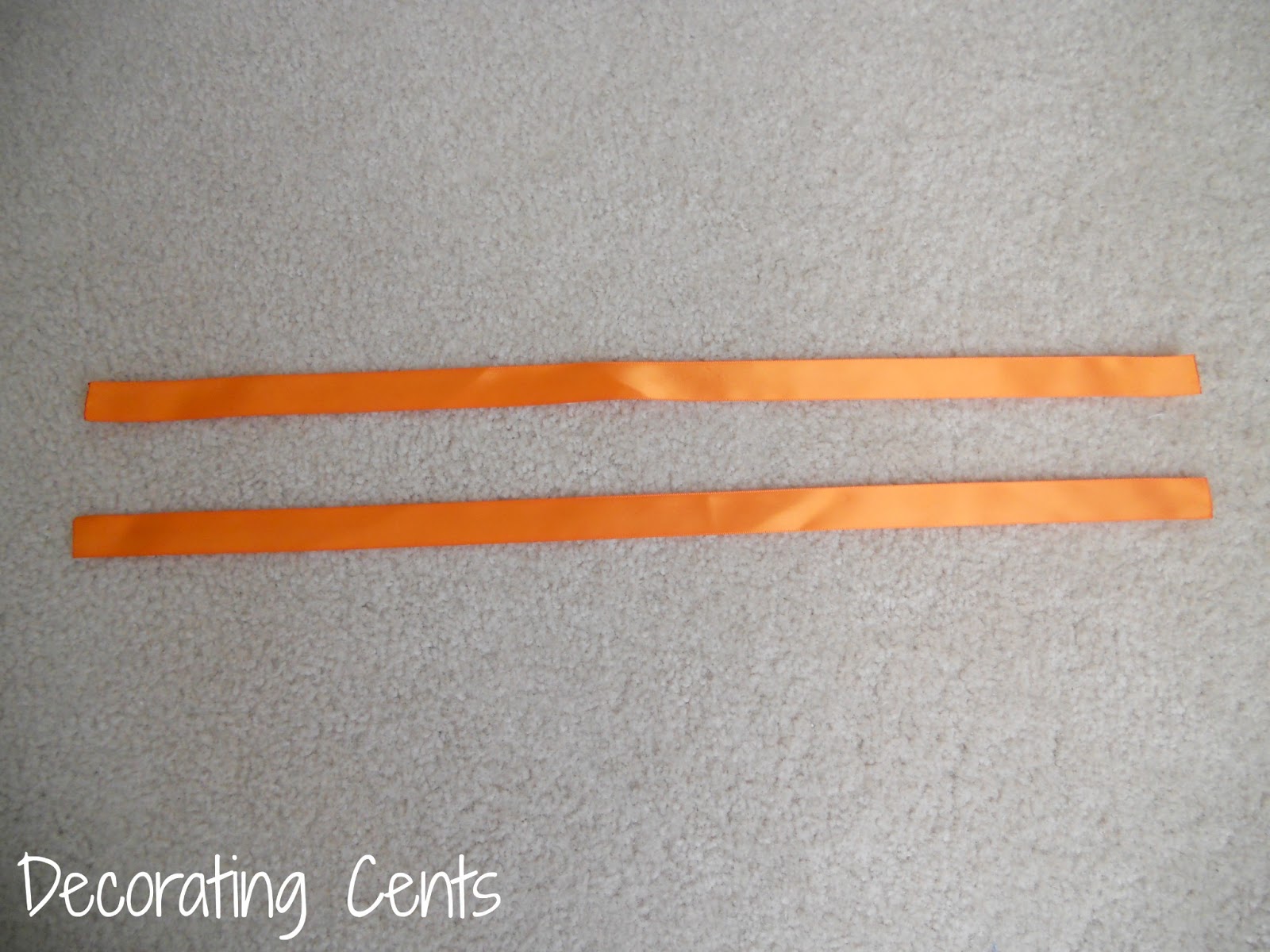 Hanging A Mirror With Ribbon