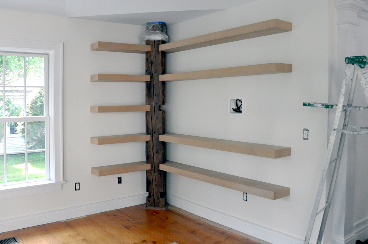  Custom Furniture - A Woodworkers Photo Journal: torsion box shelves