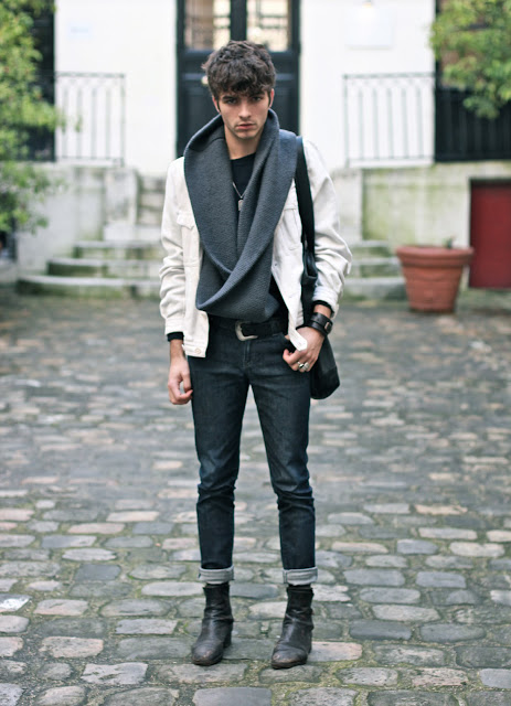 Dries Van Noten Jacket - COS Snood - Lee Jeans - BLOG MODE HOMME - MENSFASHION