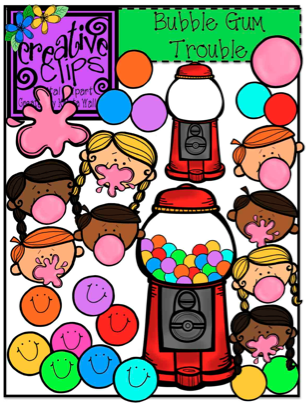 http://www.teacherspayteachers.com/Product/Bubble-Gum-Trouble-Creative-Clips-Digital-Clipart-603183