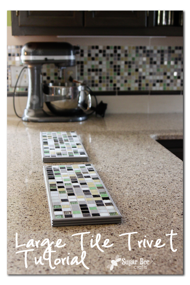 DIY Tile Trivet How to Make Large Homemade Trivets out of Tiles
