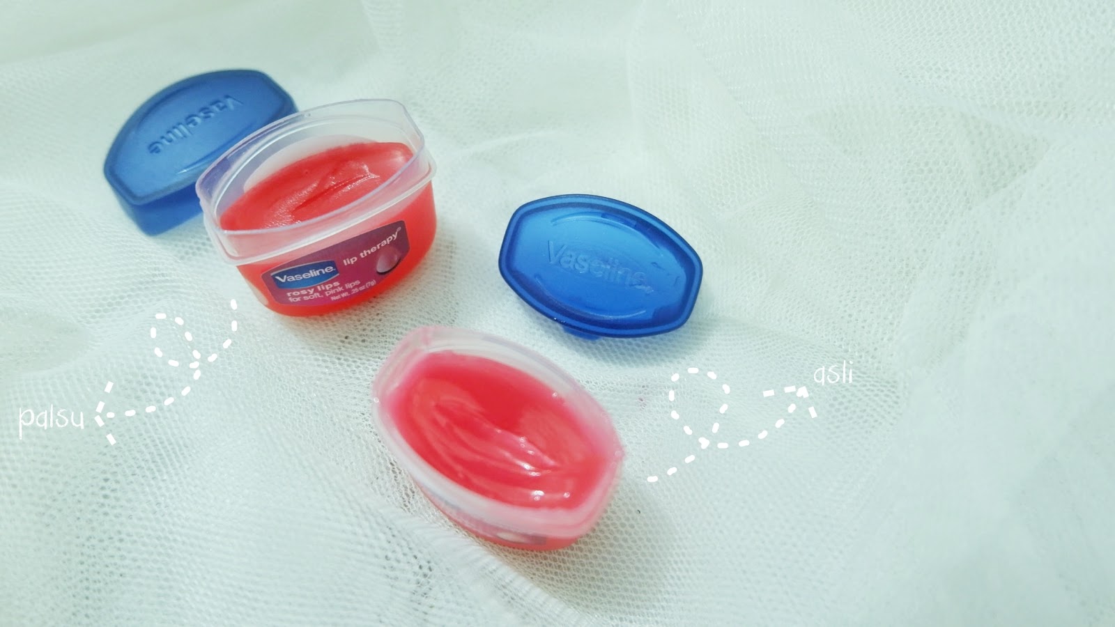 cara membedakan vaseline lip therapy asli dan palsu A SLICE OF MIND
