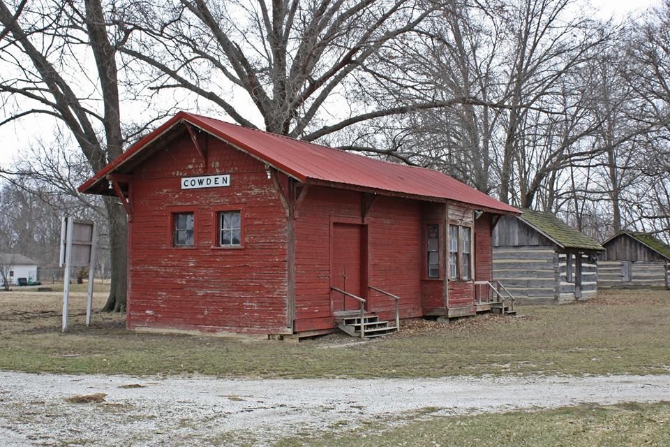 Towns and Nature Cowden, IL NKP (Clover Leaf) and B&O Depots