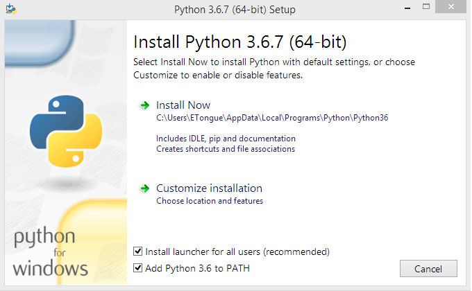 visual studio code install python module visual studio code install python module