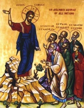Jesus preaching