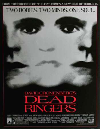Poster Of Dead Ringers 1988 Dual Audio 720p BRRip [Hindi - English] ESubs Free Download Watch Online Worldfree4u