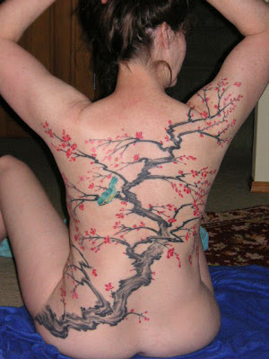 Sexy Back Tattoo For Women