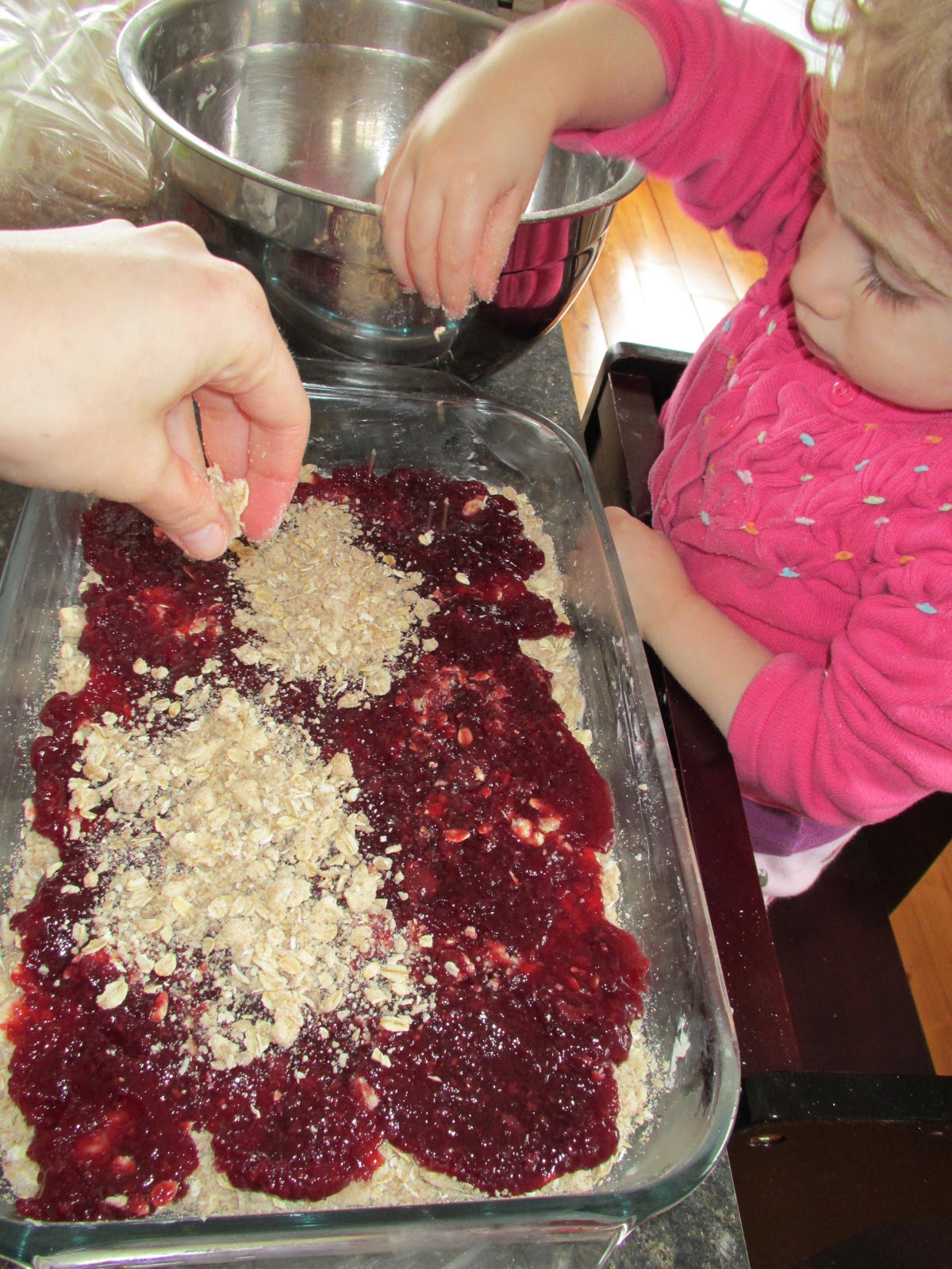 Successfully Gluten Free! Oatmeal Berry Jam Bars