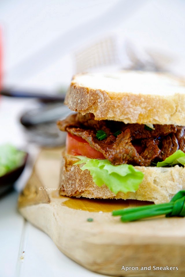 Pepper and Paprika Beef Sandwich