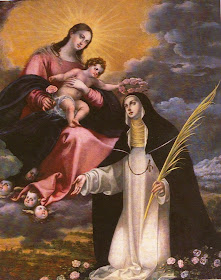 Santa Rosa de Lima, la Virgen María y el Niño Jesús Santa Rosa de Lima, la Virgen María y el Niño Jesús