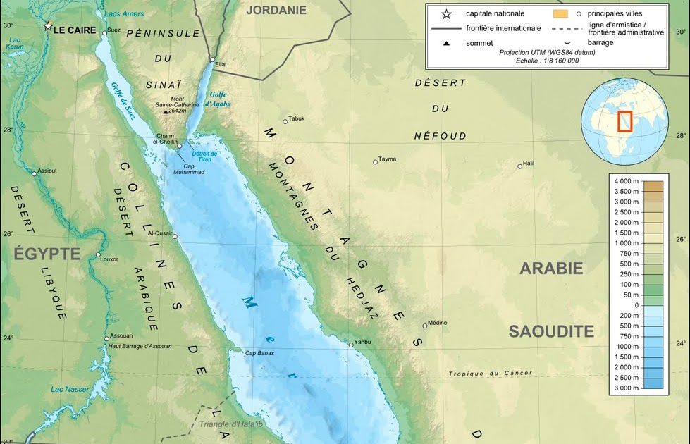 Kaart landen Hoorn van Afrika Kaart Rode Zee en MiddenOosten Kaart landen Hoorn van Afrika Kaart Rode Zee en MiddenOosten