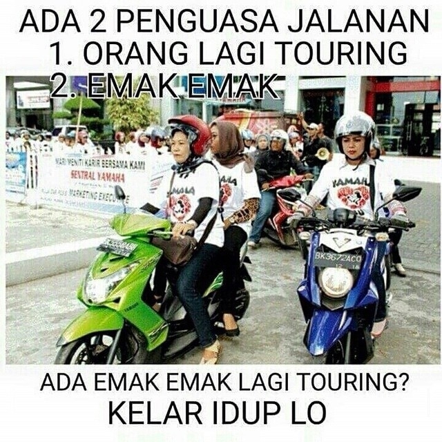 foto lucu naik motor foto lucu naik motor