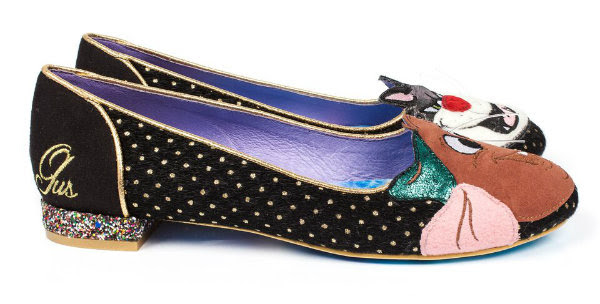 Cinderella Teaser Irregular Choice Lucifer & Gus side side view of Irregular Choice Lucifer & Gus flat shoes