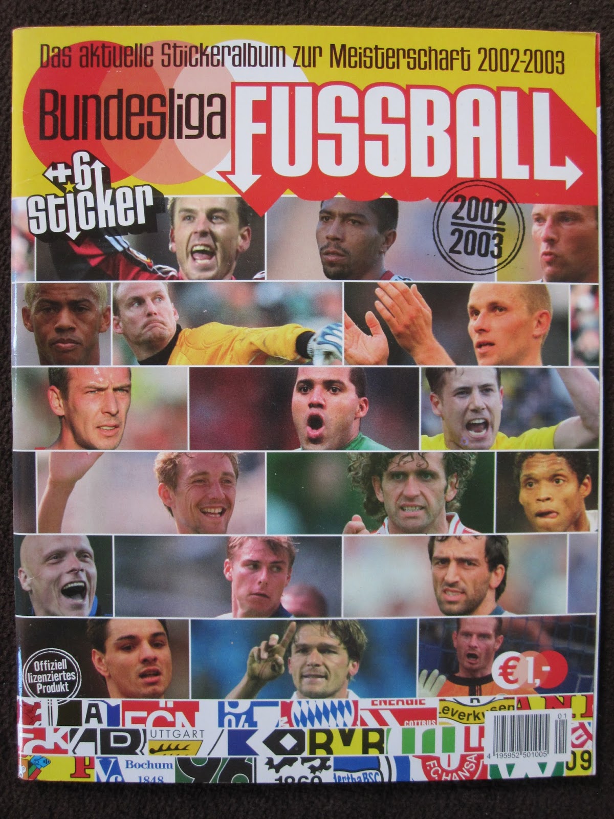 Panini Bundesliga Fussball 2002/2003 aussuchen choose 