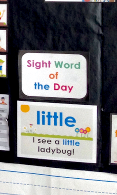 sight word of the day