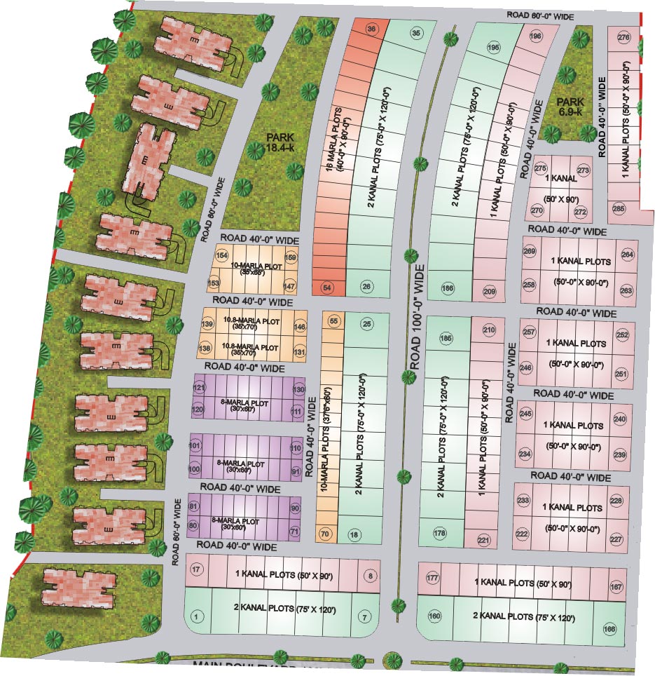 Broadway Estates Lahore Paragon City An Overview & Maps