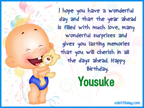Yousuke Happy birthday Yousuke Happy birthday