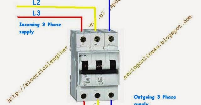 How to Wire 3 Pole Circuit Breaker - Electricalonline4u