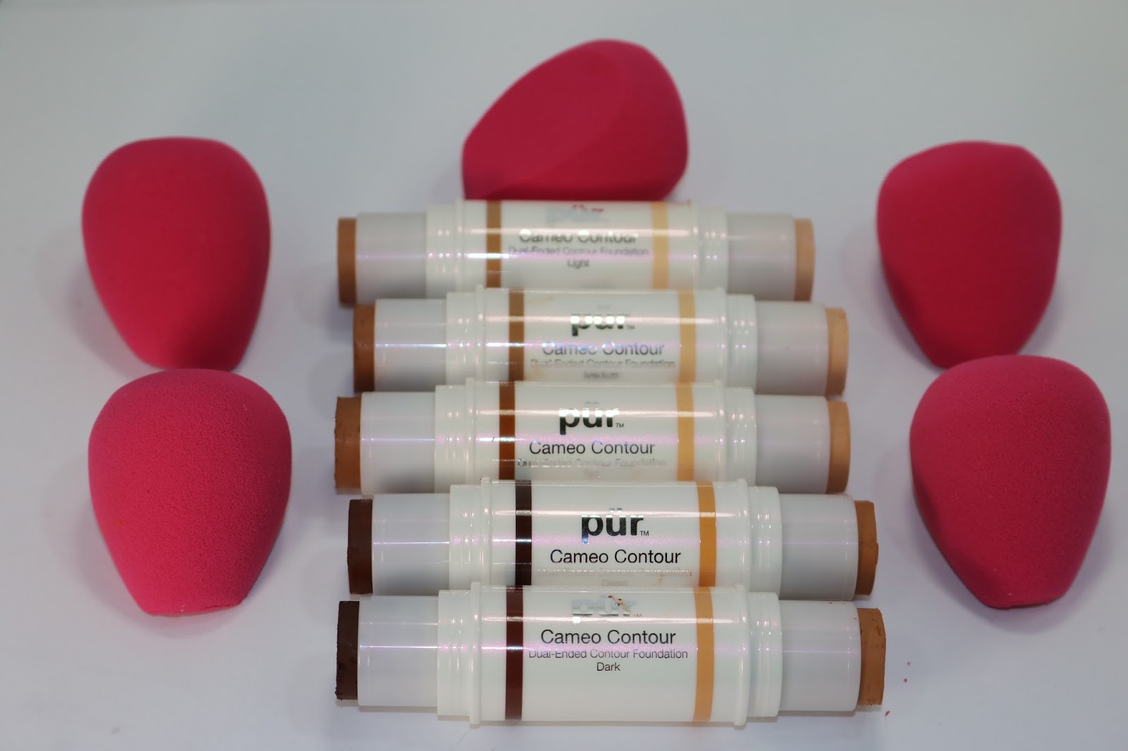 Pür Cameo Contour Stick DualEnded Contour Foundation Swatches, Review