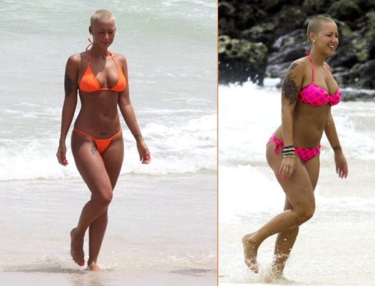 amber rose beach pics. house Amber Rose spends the