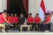 Jokowi Berikan Bonus Rp 200 Juta ke Pemain Timnas U-22