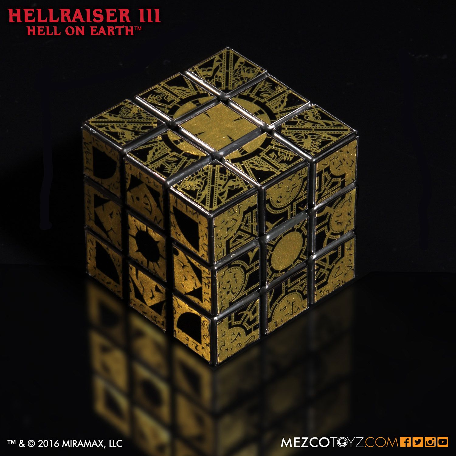 Cubo mágico com tema da caixa de LeMarchand de