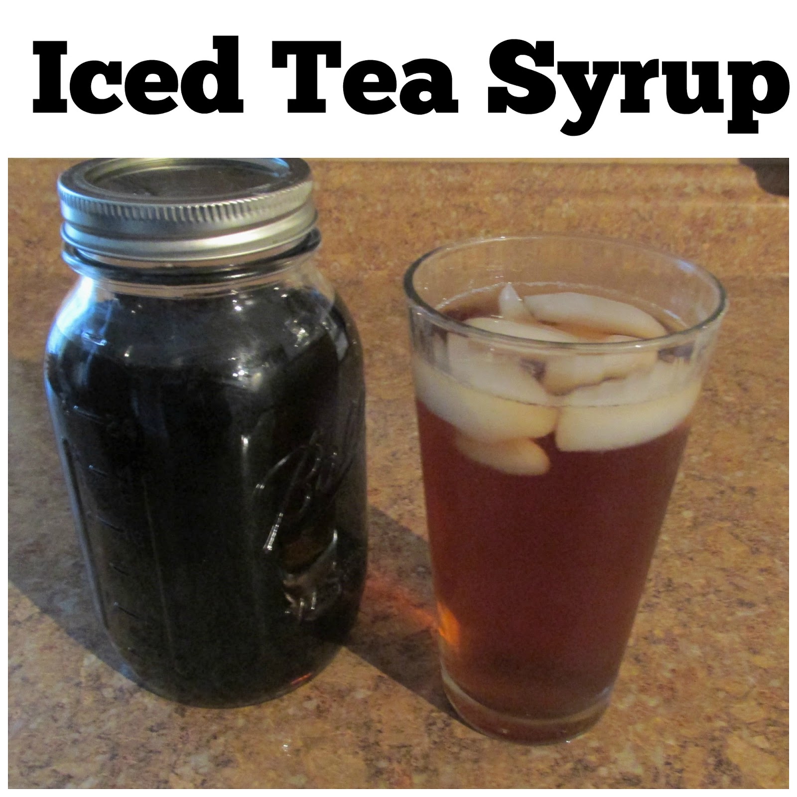 Vickie's Kitchen and Garden Recipe for Iced Tea Syrup