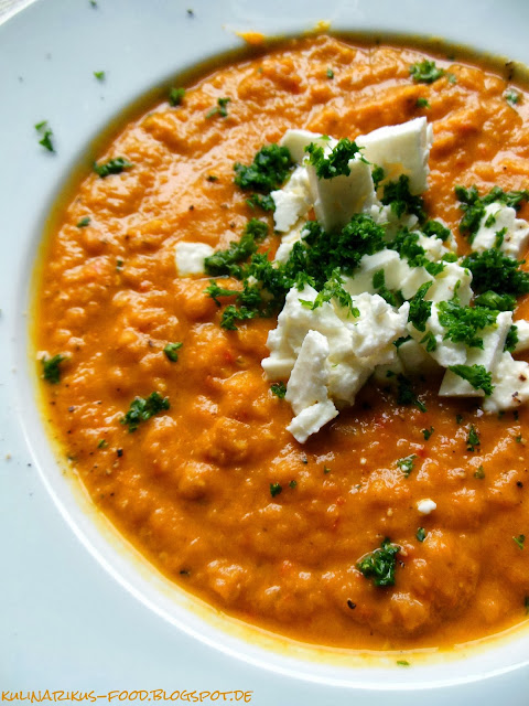 Kulinarikus: Wärmstens zu empfehlen: feine Möhrensuppe mit roten Linsen ...