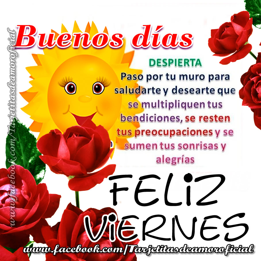 Feliz Viernes Bendiciones Diarias Palabras De Bendicion