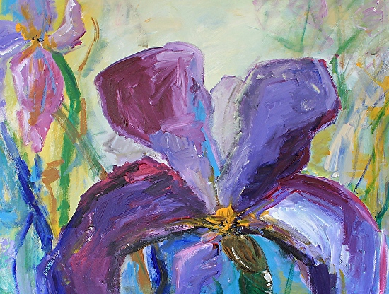 Daily Painters Of Colorado: Abstract Expressionist Floral Fine Art ...