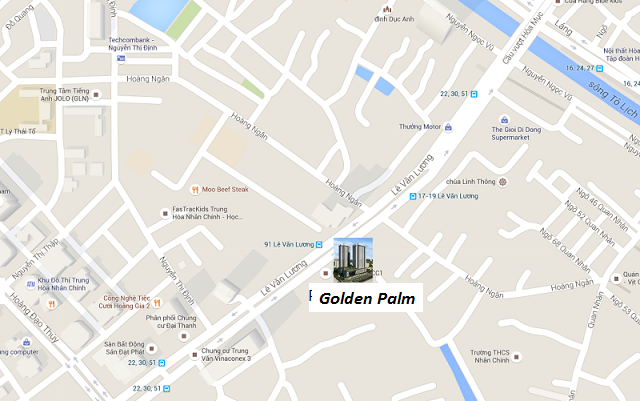 vị trí dự án golden palm vị trí dự án golden palm
