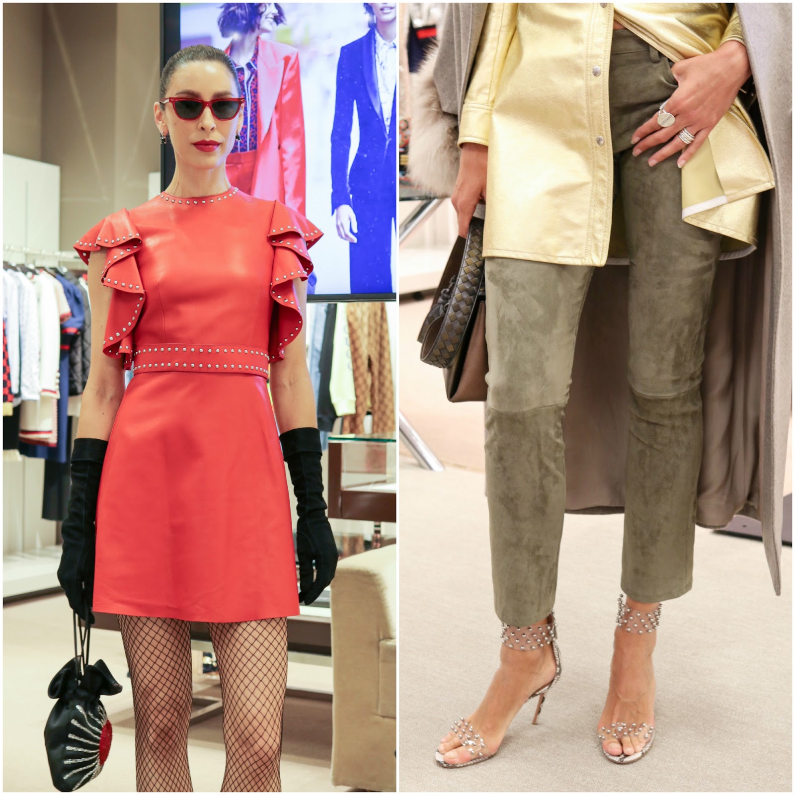 leather dresses fall 2018