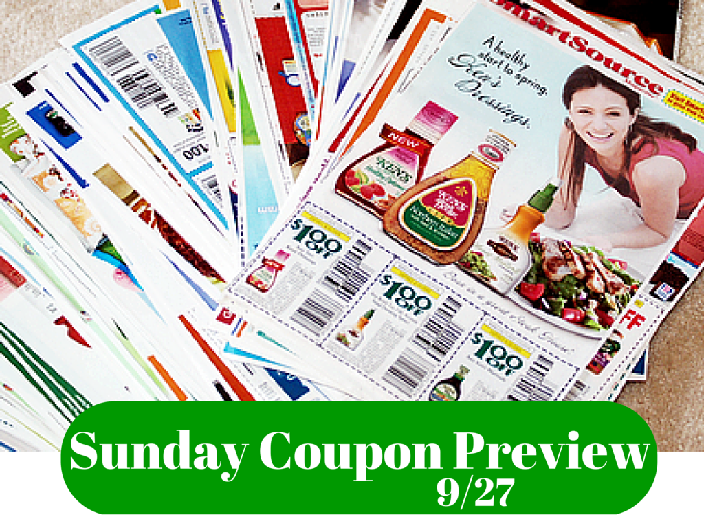 What s In Your Paper Sunday Coupon Preview 9 27 JustAddCoffee The  What s In Your Paper Sunday Coupon Preview 9 27 JustAddCoffee The