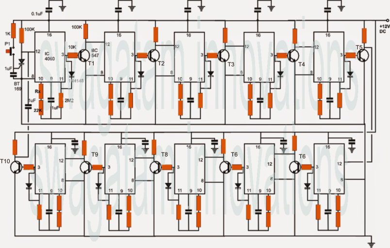 4060b Timer Circuit Diagram