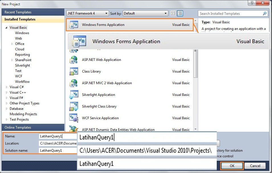 Cara Membuat Query Pada Visual Basic | latihan query menggunakan microsoft visual basic 2010 vb Cara Membuat Query Pada Visual Basic | latihan query menggunakan microsoft visual basic 2010 vb