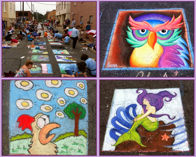 Recollections of a Vagabonde Blog Intermission No. 22 Chalk Art in