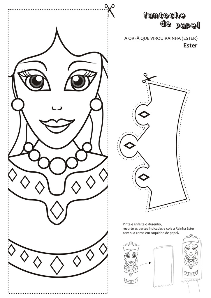 queen esther and mordecai coloring pages - photo #50