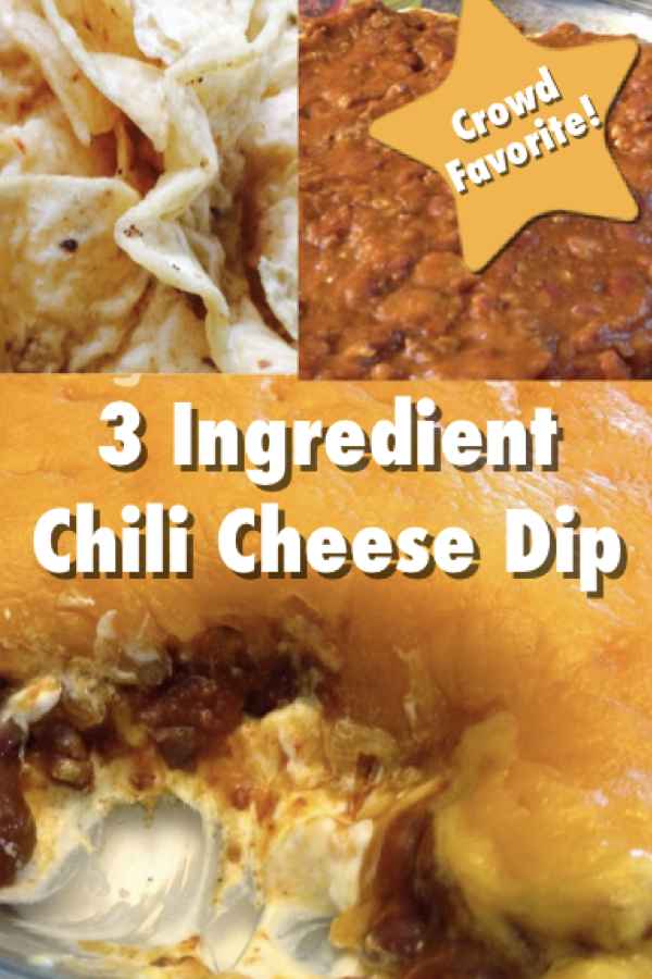 Easy Three Ingredient Chili Cheese Dip Recipe The Jersey Momma