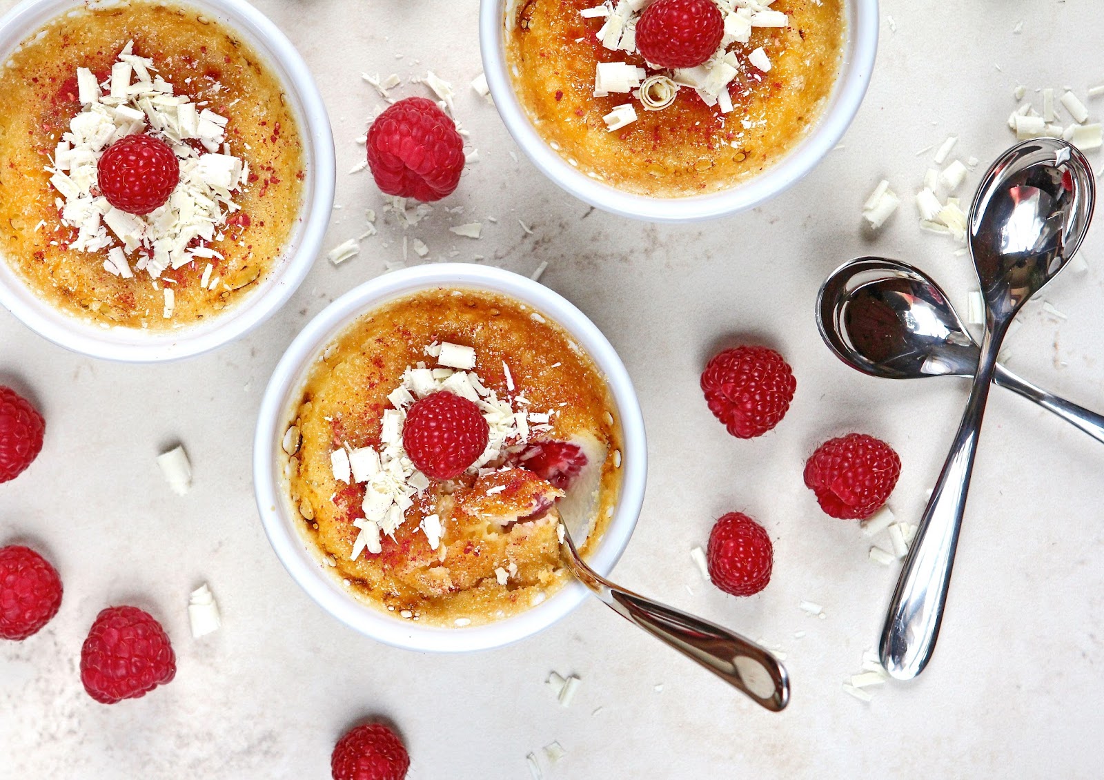 Gluten Free Alchemist White Chocolate & Raspberry Creme Brûlée