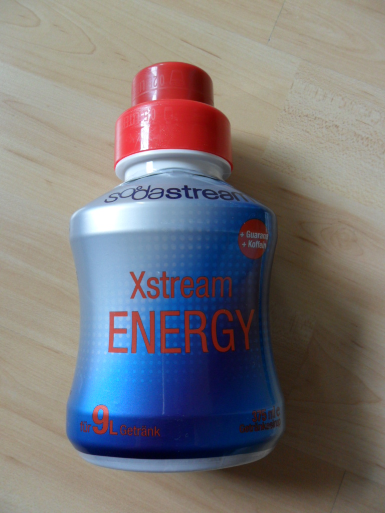 Xstream ENERGY von SodaStream der Sirup mit Koffein ERDBEERCHENS