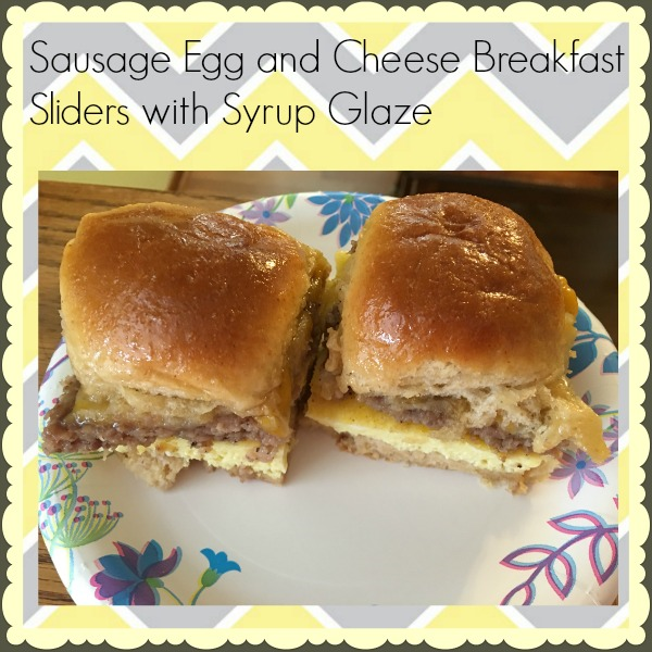 Health, Beauty, & Brains! Sausage Egg and Cheese Breakfast Sliders