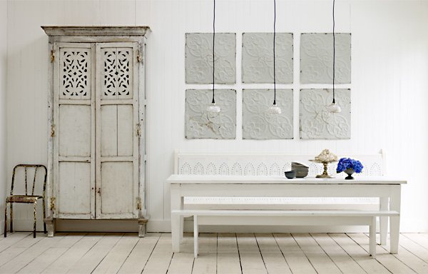 Dishfunctional Designs Embossed Tin Ceiling Tiles Recycled Tin Tiles As Wall Art