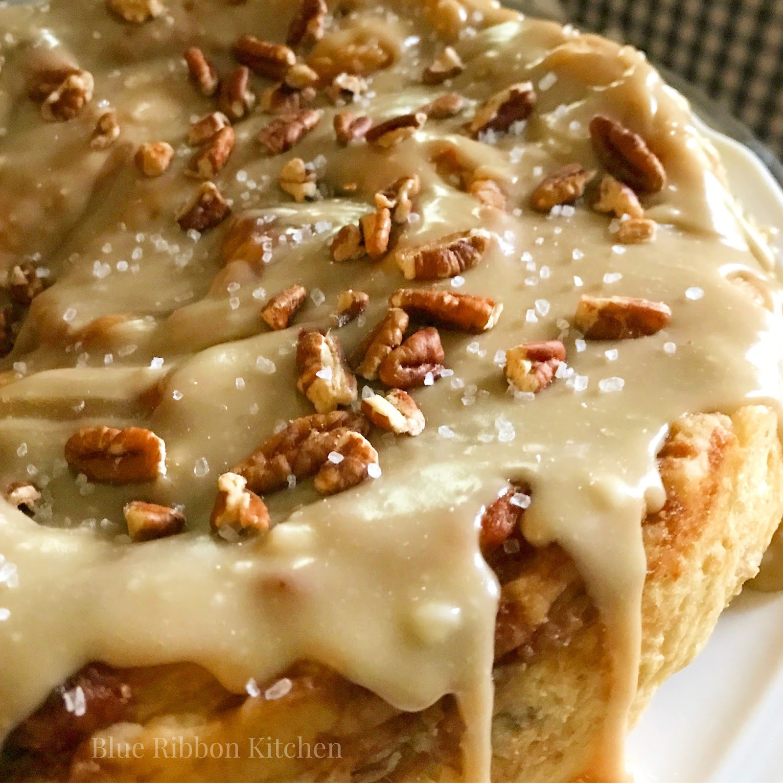 Blue Ribbon Kitchen Cinnamon Swirl Yeast Coffee Cake w/ Honey Caramel