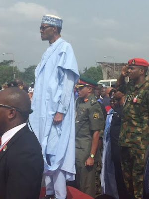 b Photos: Pres. Buhari in Ondo for APC governorship campaign